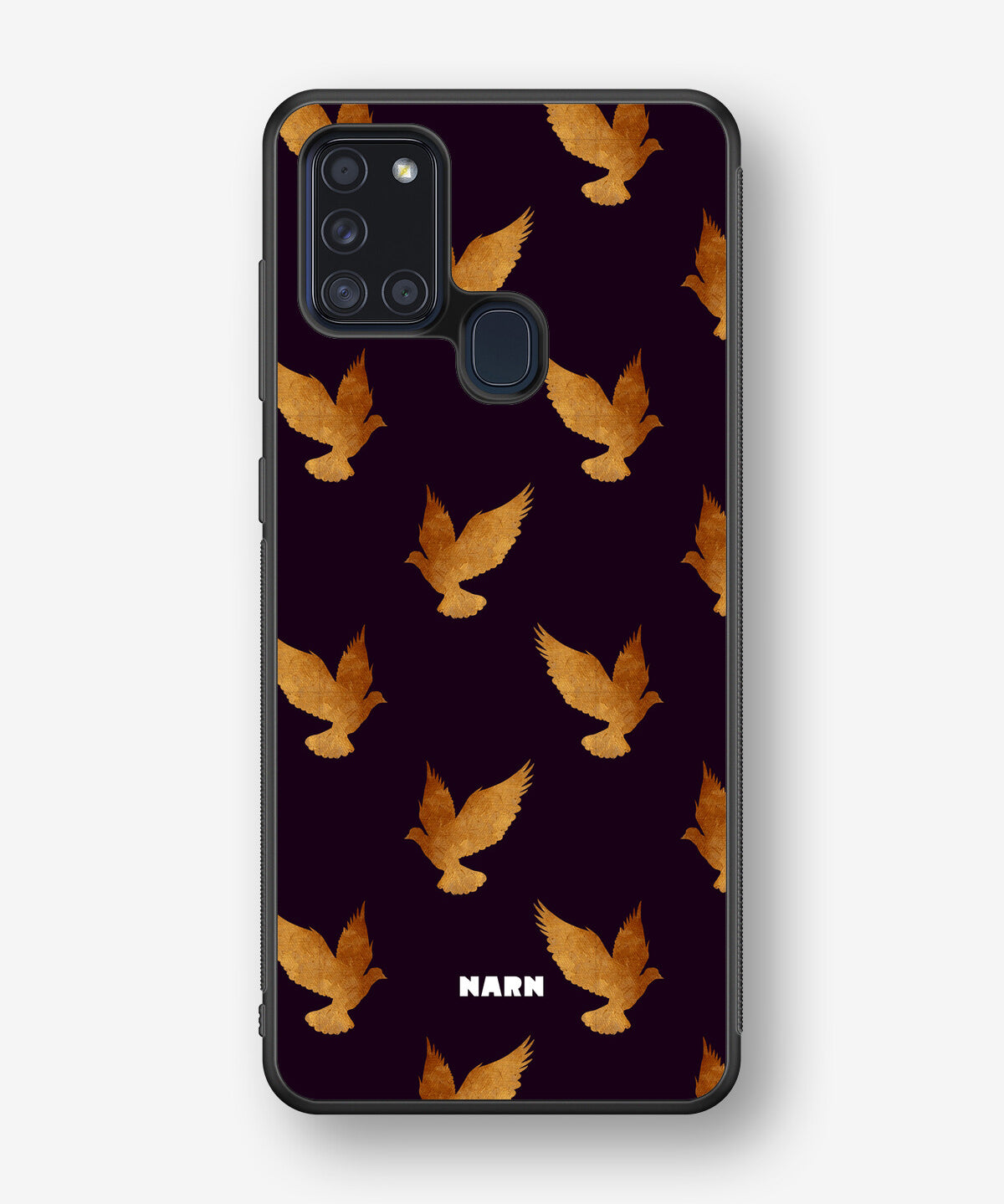 Samsung Galaxy A21s Hard Case – Royal Doves - View 1