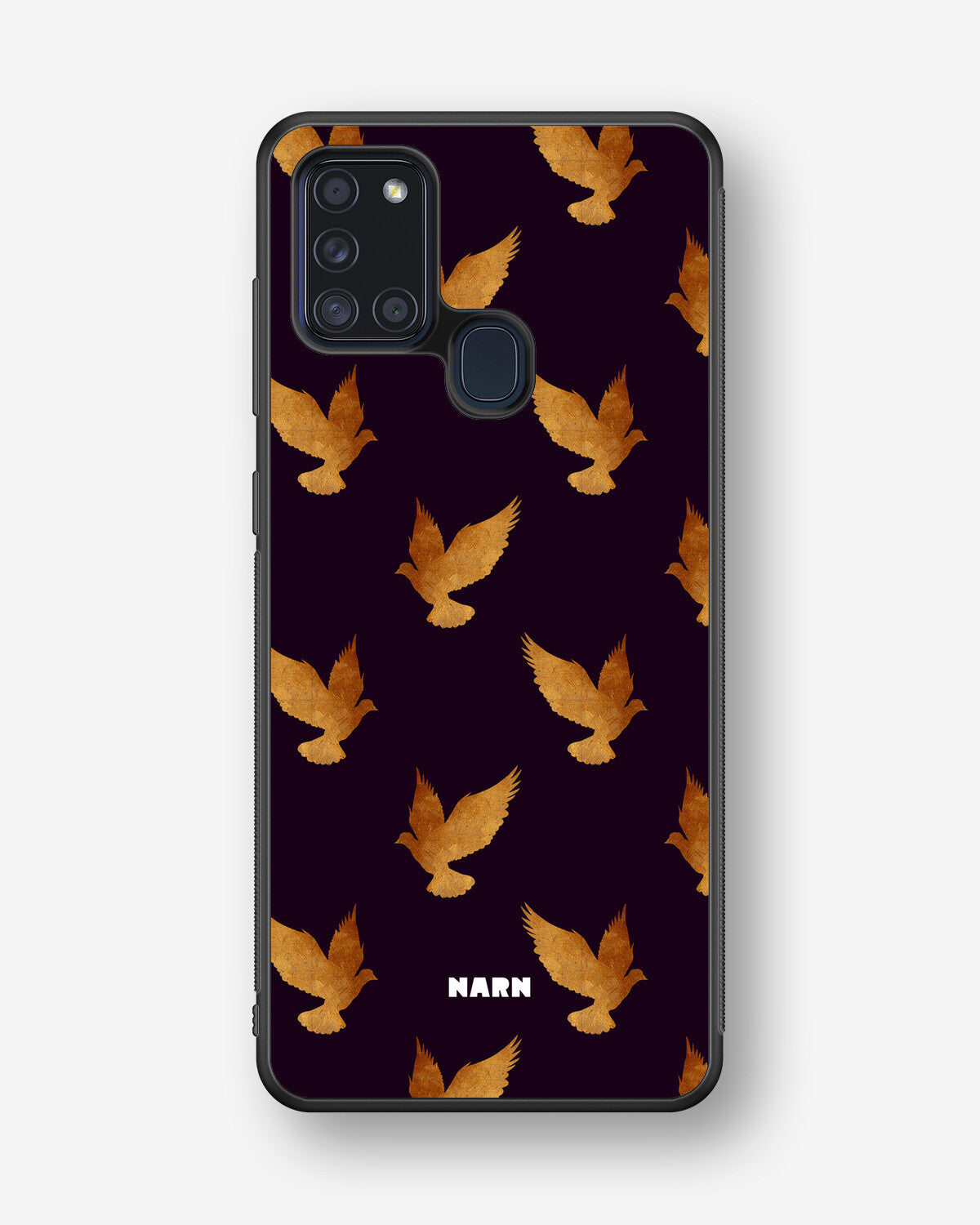 Samsung Galaxy A21s Hard Case – Royal Doves - View 1