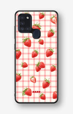 Samsung Galaxy A21s Hard Case – Strawbella - View 1