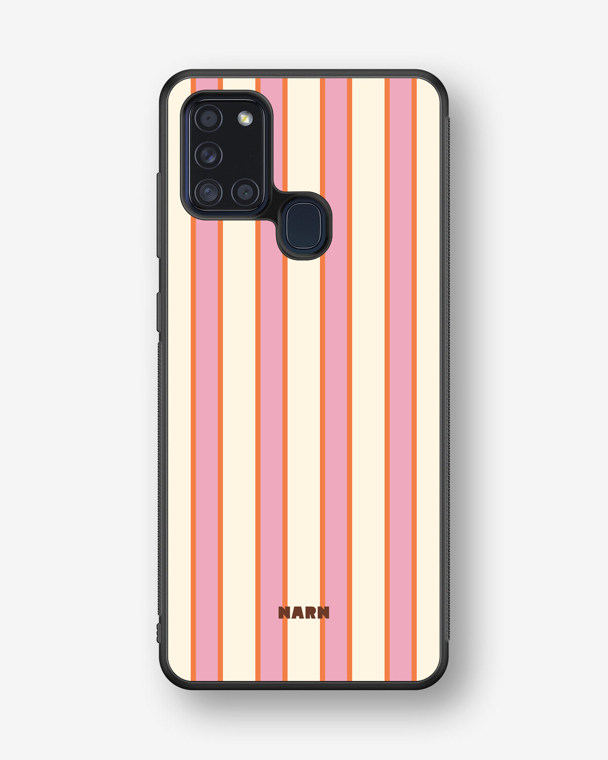 Samsung Galaxy A21s Hard Case – Sweet Stripe - View 1