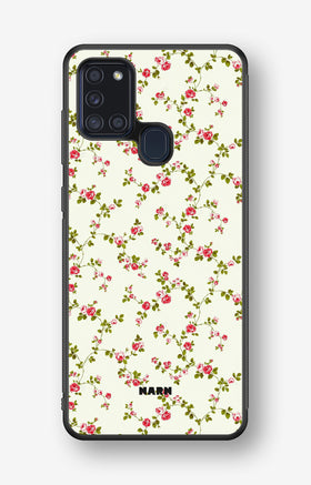 Samsung Galaxy A21s Hard Case – Vintage Rose - View 1