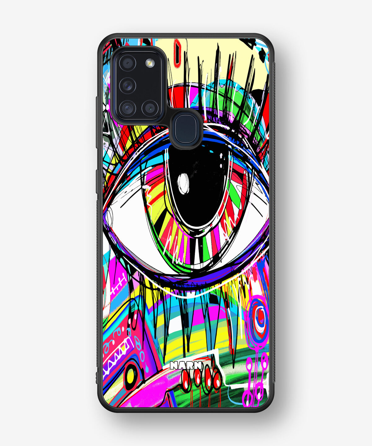 Samsung Galaxy A21s Hard Case – Abstract Eye - View 1