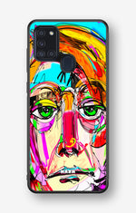 Samsung Galaxy A21s Hard Case – Abstract Portrait - View 1
