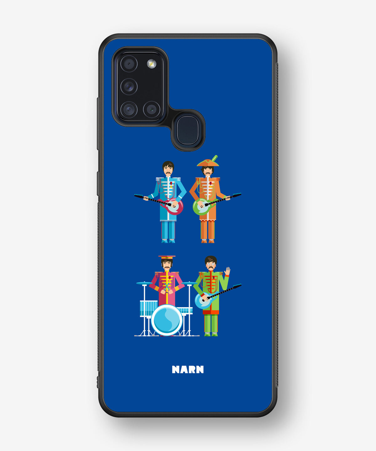 Samsung Galaxy A21s Hard Case – Beatles Blue - View 1