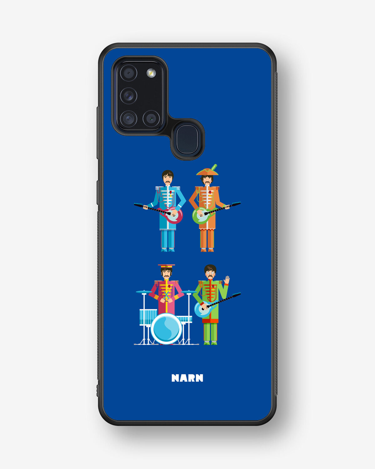 Samsung Galaxy A21s Hard Case – Beatles Blue - View 1