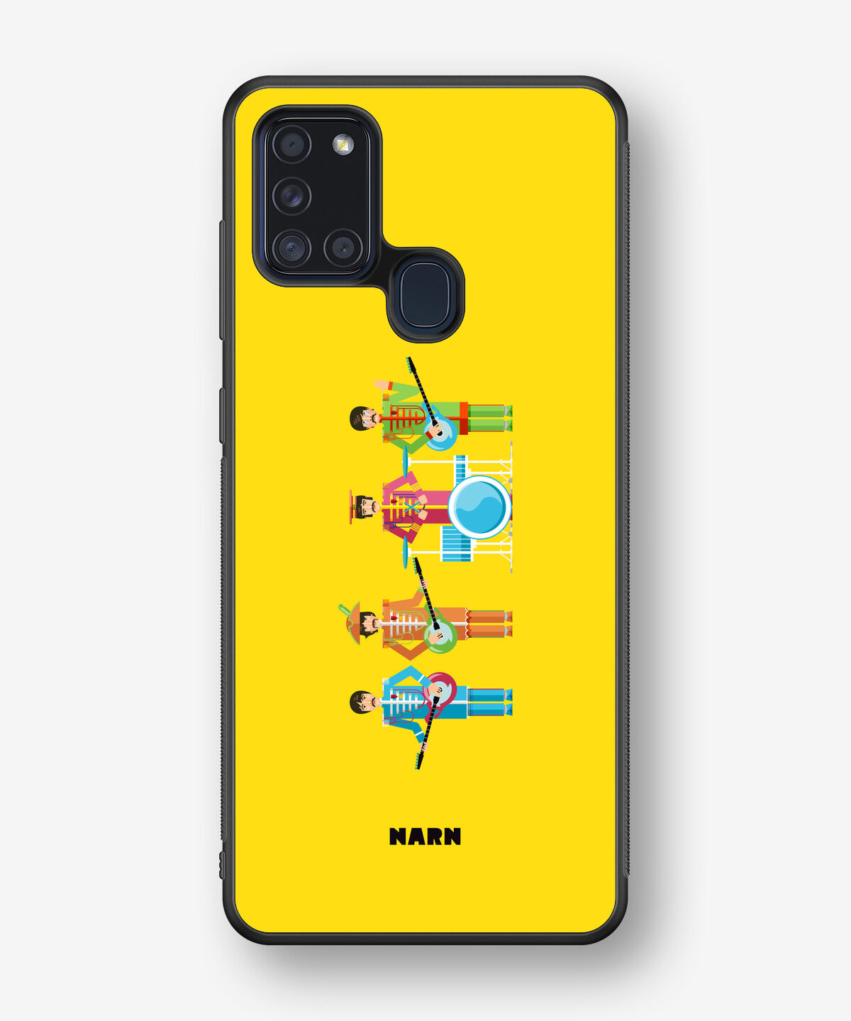 Samsung Galaxy A21s Hard Case – Beatles Yellow - View 1