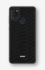 Samsung Galaxy A21s Hard Case – Black Snake - View 1