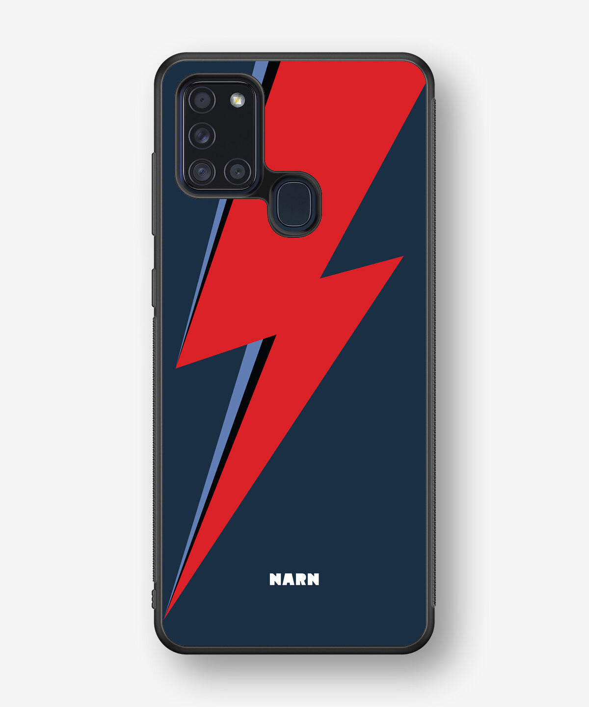 Samsung Galaxy A21s Hard Case – Blue Bowie - View 1