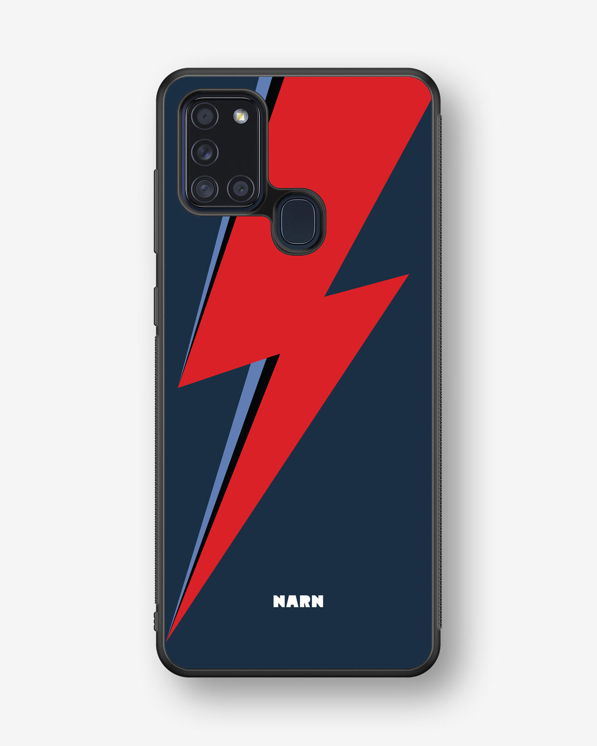 Samsung Galaxy A21s Hard Case – Blue Bowie - View 1