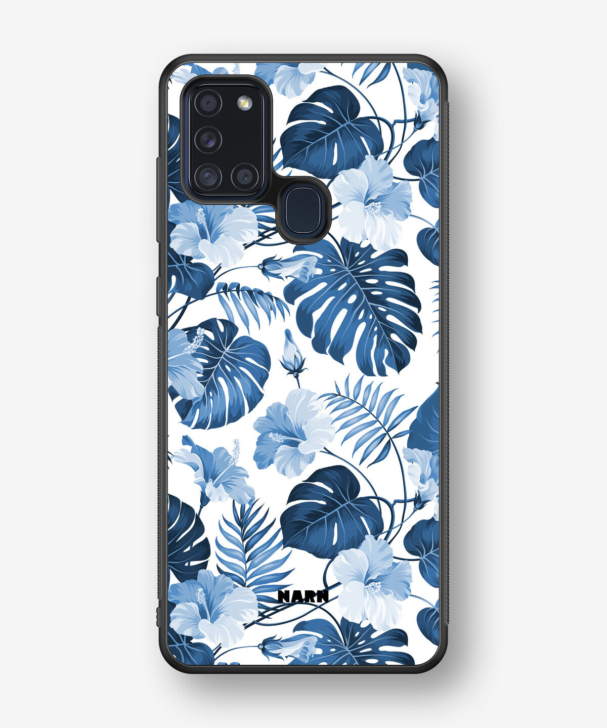 Samsung Galaxy A21s Hard Case – Blue Tropics - View 1