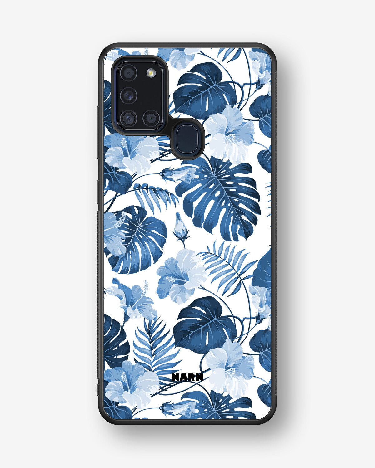 Samsung Galaxy A21s Hard Case – Blue Tropics - View 1