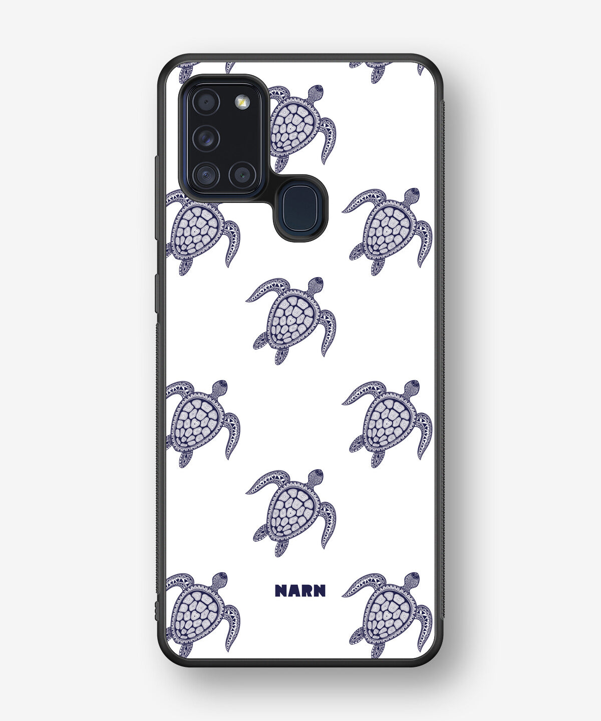 Samsung Galaxy A21s Hard Case – Blue Turtles - View 1