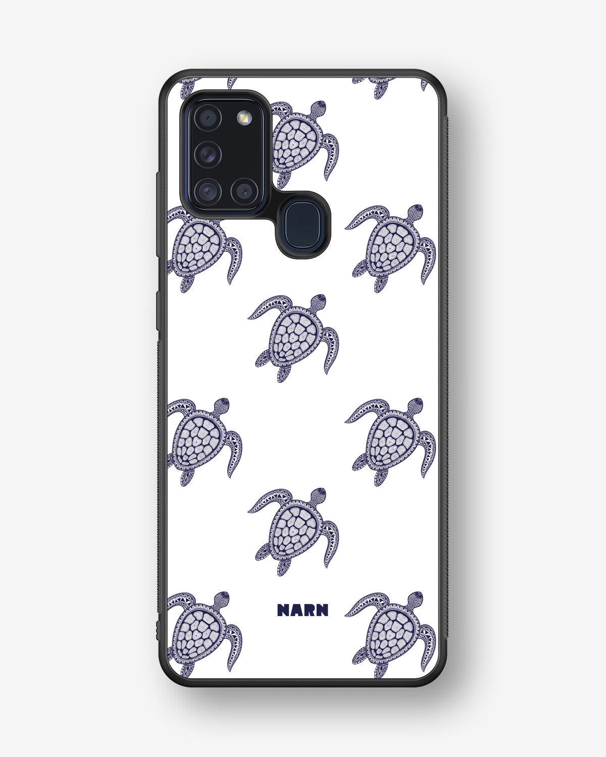 Samsung Galaxy A21s Hard Case – Blue Turtles - View 1