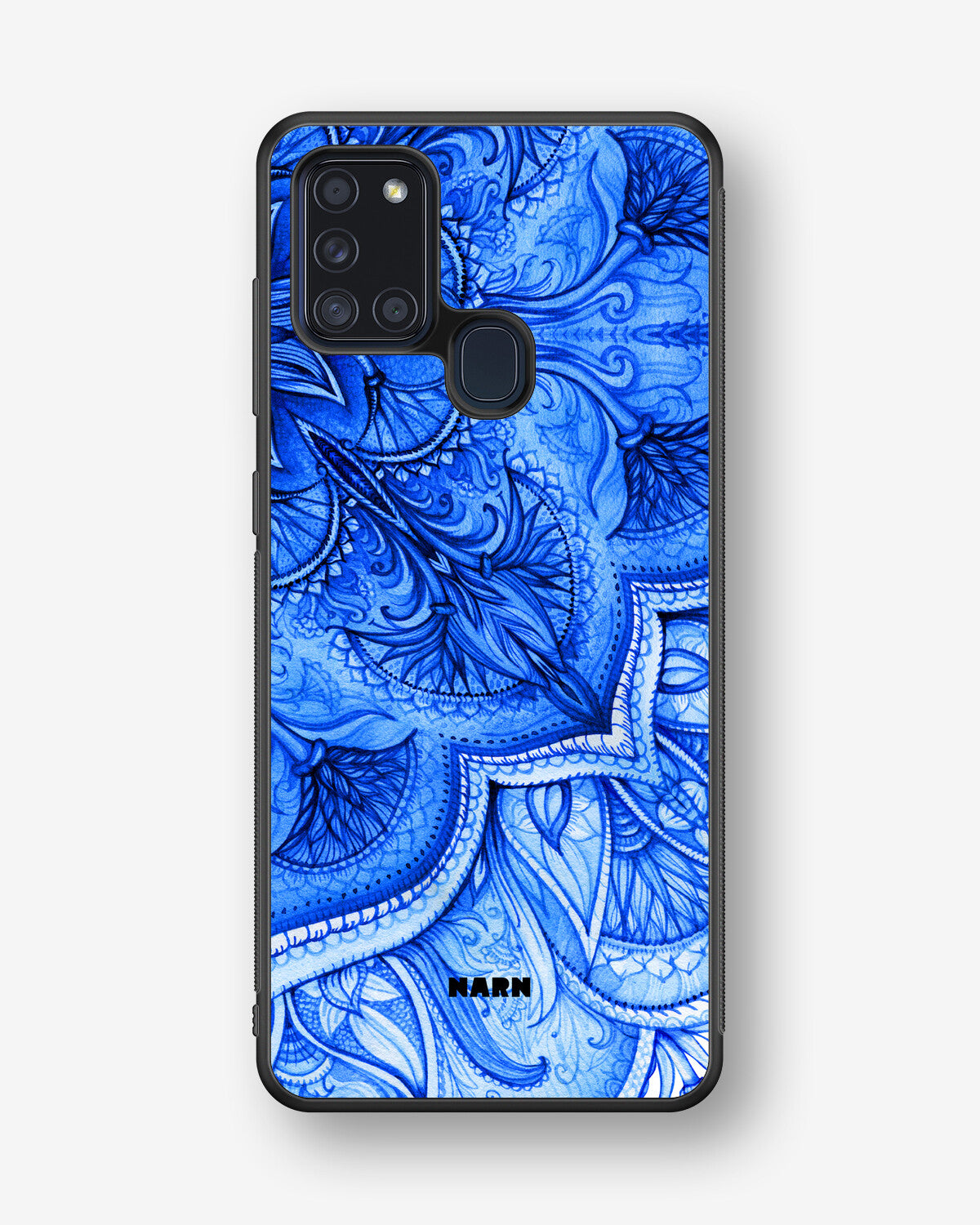 Samsung Galaxy A21s Hard Case – Blue Vintage - View 1