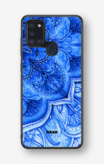 Samsung Galaxy A21s Hard Case – Blue Vintage - View 1