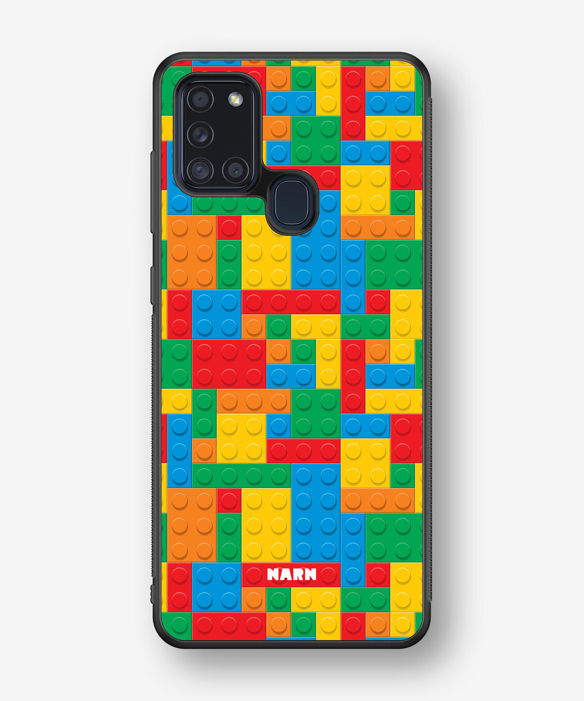 Samsung Galaxy A21s Hard Case – Building Bricks - View 1