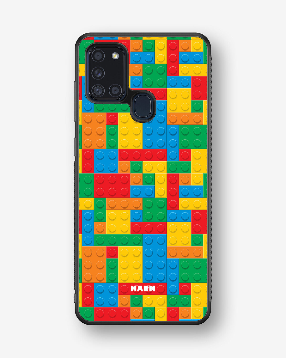 Samsung Galaxy A21s Hard Case – Building Bricks - View 1