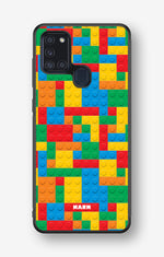 Samsung Galaxy A21s Hard Case – Building Bricks - View 1