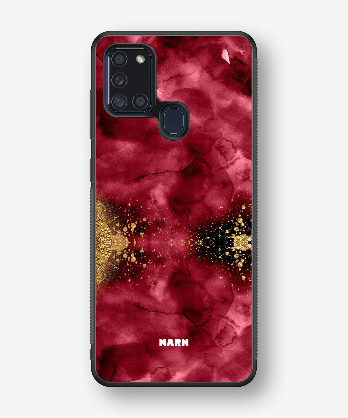Samsung Galaxy A21s Hard Case – Burgendy Shimmer - View 1