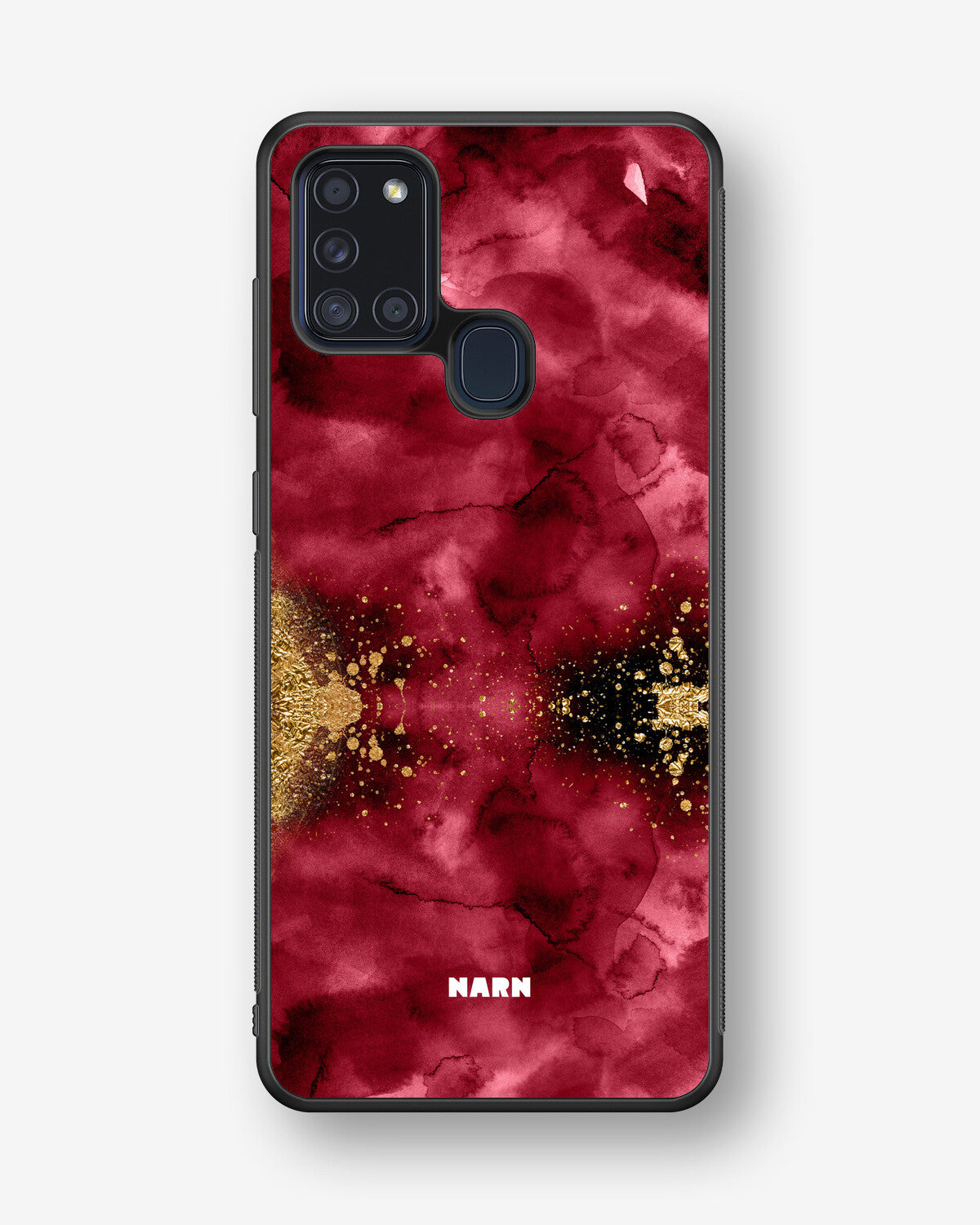 Samsung Galaxy A21s Hard Case – Burgendy Shimmer - View 1