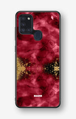 Samsung Galaxy A21s Hard Case – Burgendy Shimmer - View 1