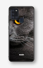 Samsung Galaxy A21s Hard Case – Cat's Eye - View 1