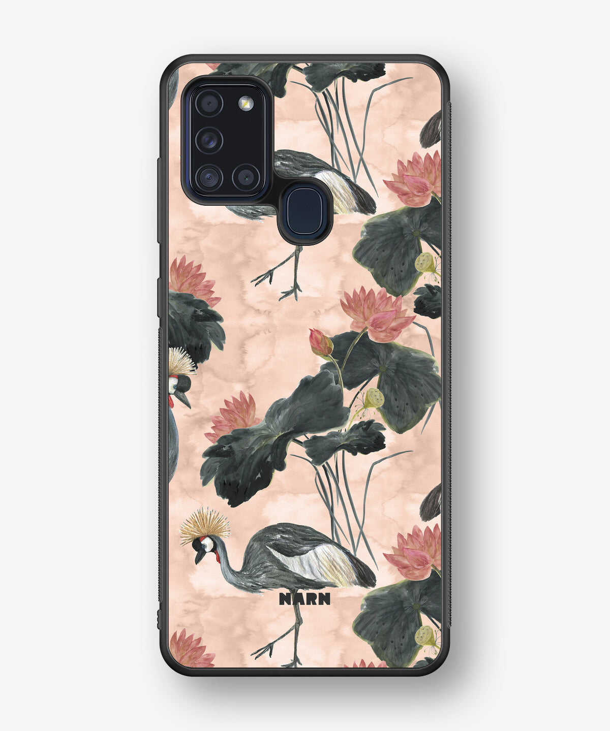 Samsung Galaxy A21s Hard Case – Crowned Bird - View 1