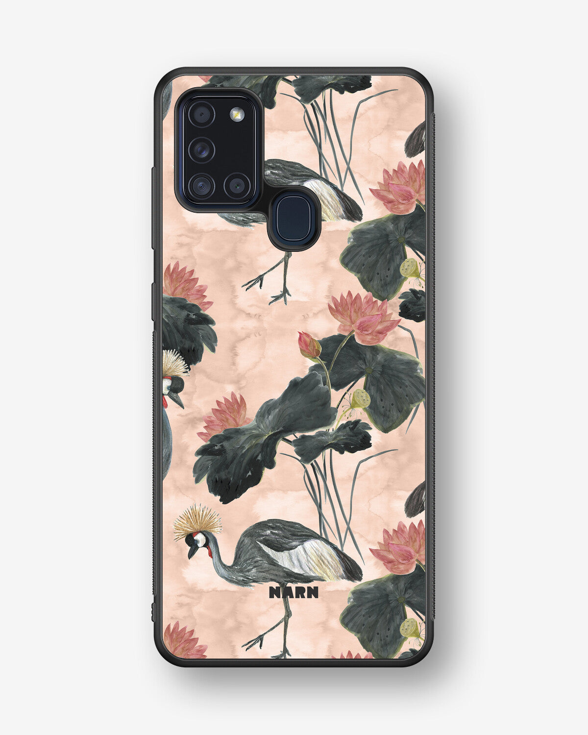 Samsung Galaxy A21s Hard Case – Crowned Bird - View 1