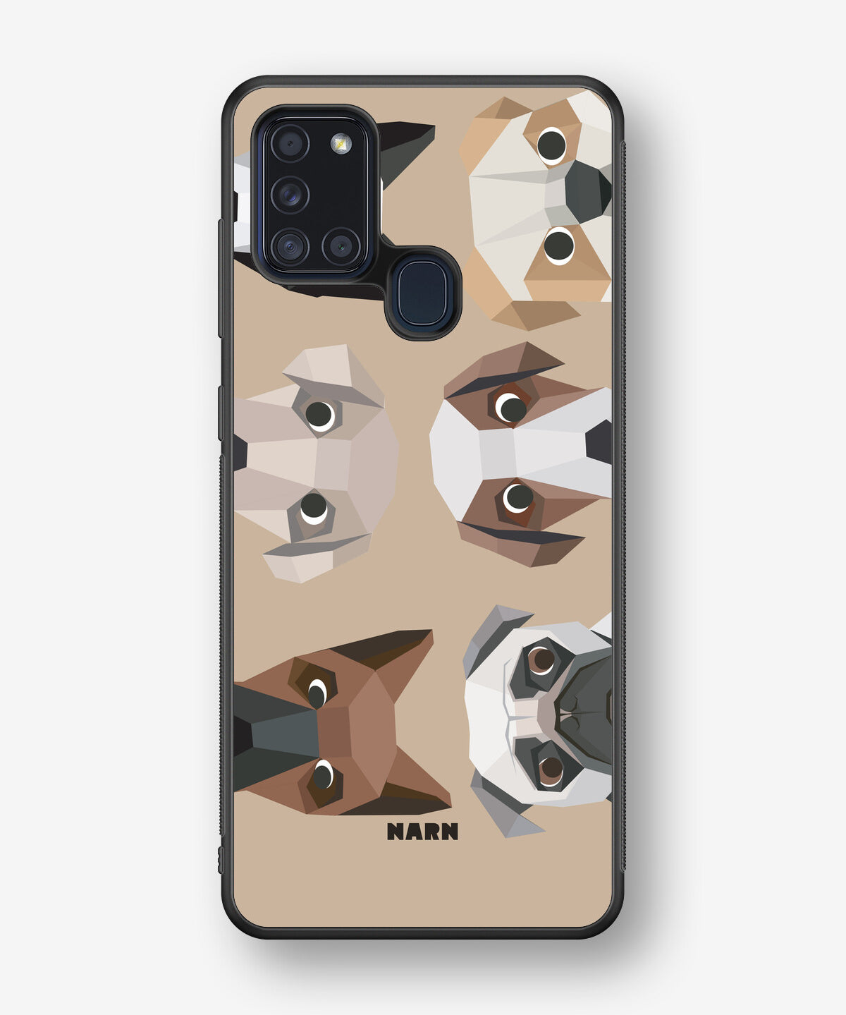 Samsung Galaxy A21s Hard Case – Cute Dogs - View 1