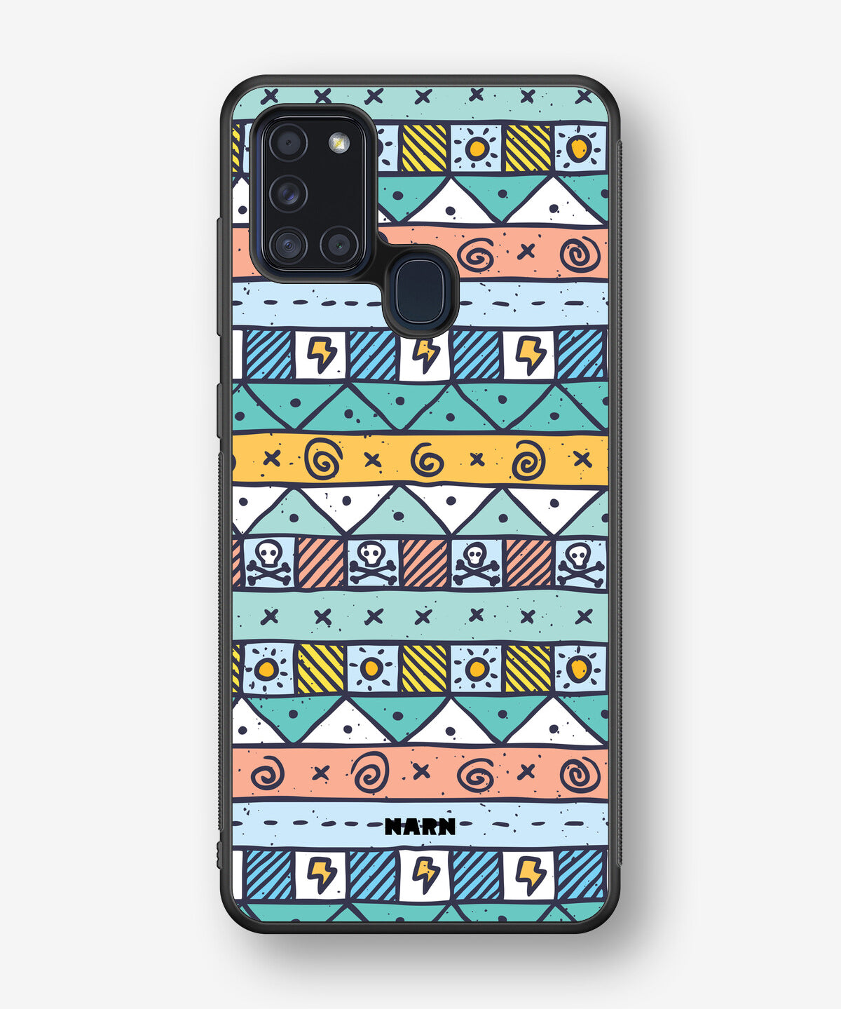 Samsung Galaxy A21s Hard Case – Cute Pattern - View 1