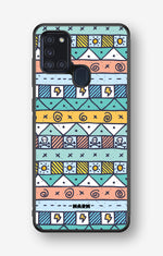 Samsung Galaxy A21s Hard Case – Cute Pattern - View 1