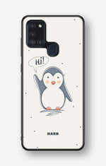 Samsung Galaxy A21s Hard Case – Cute Penguin - View 1