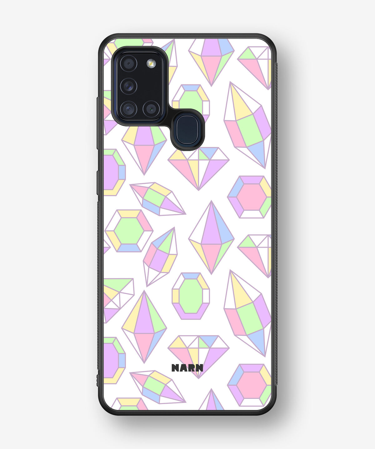 Samsung Galaxy A21s Hard Case – Diamonds - View 1
