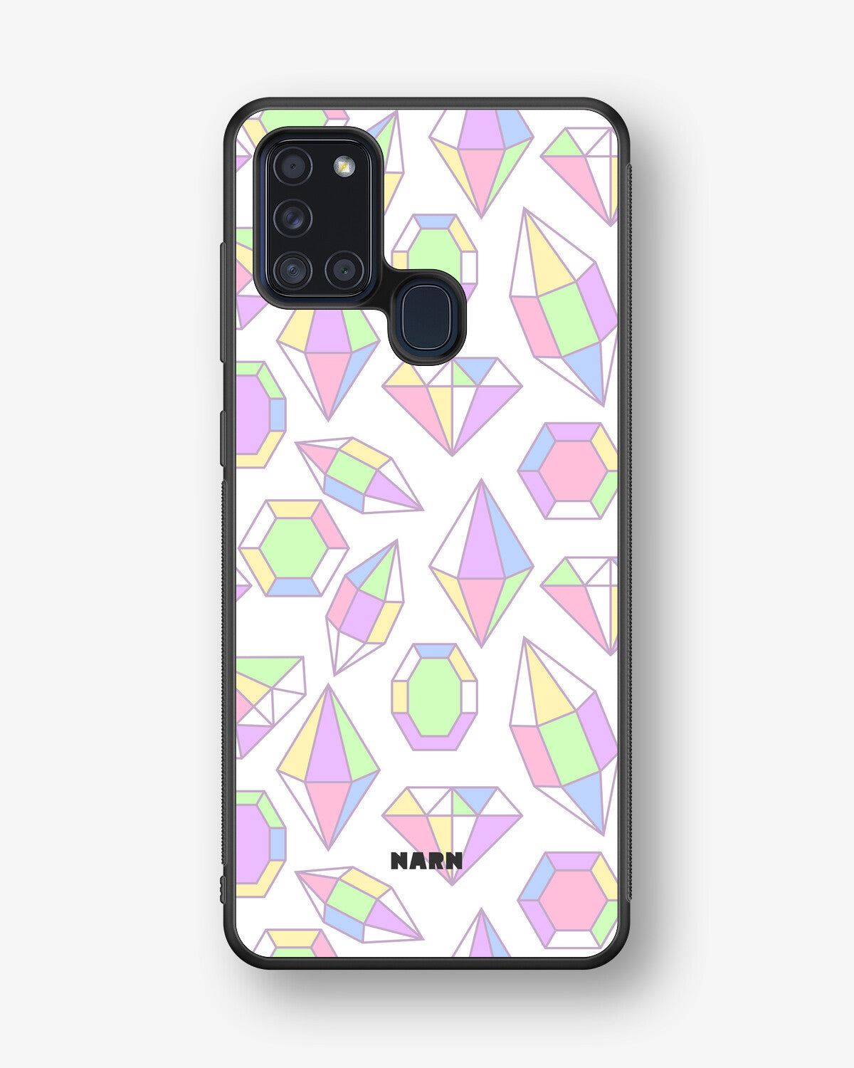 Samsung Galaxy A21s Hard Case – Diamonds - View 1