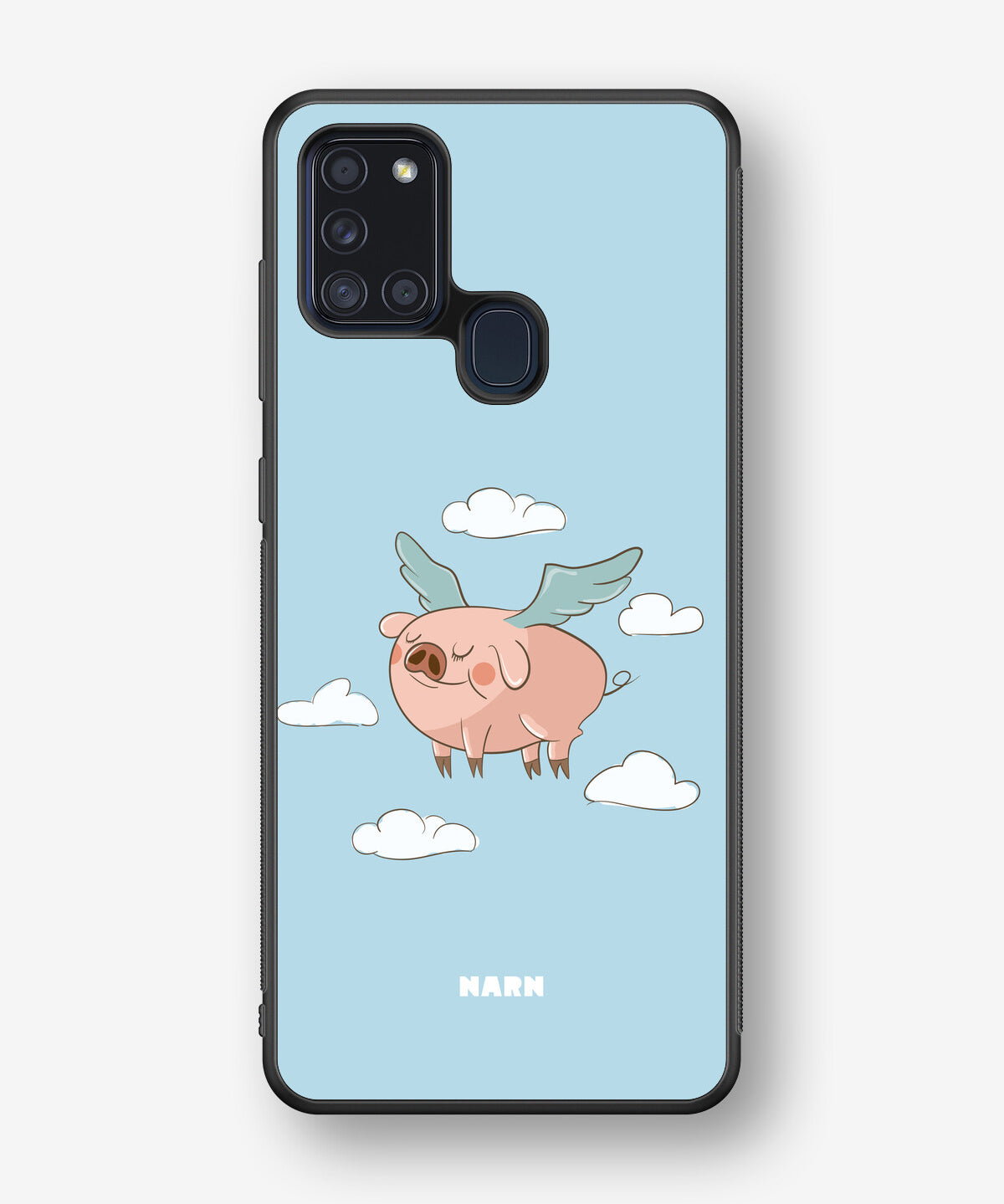 Samsung Galaxy A21s Hard Case – Dreamy Pig - View 1