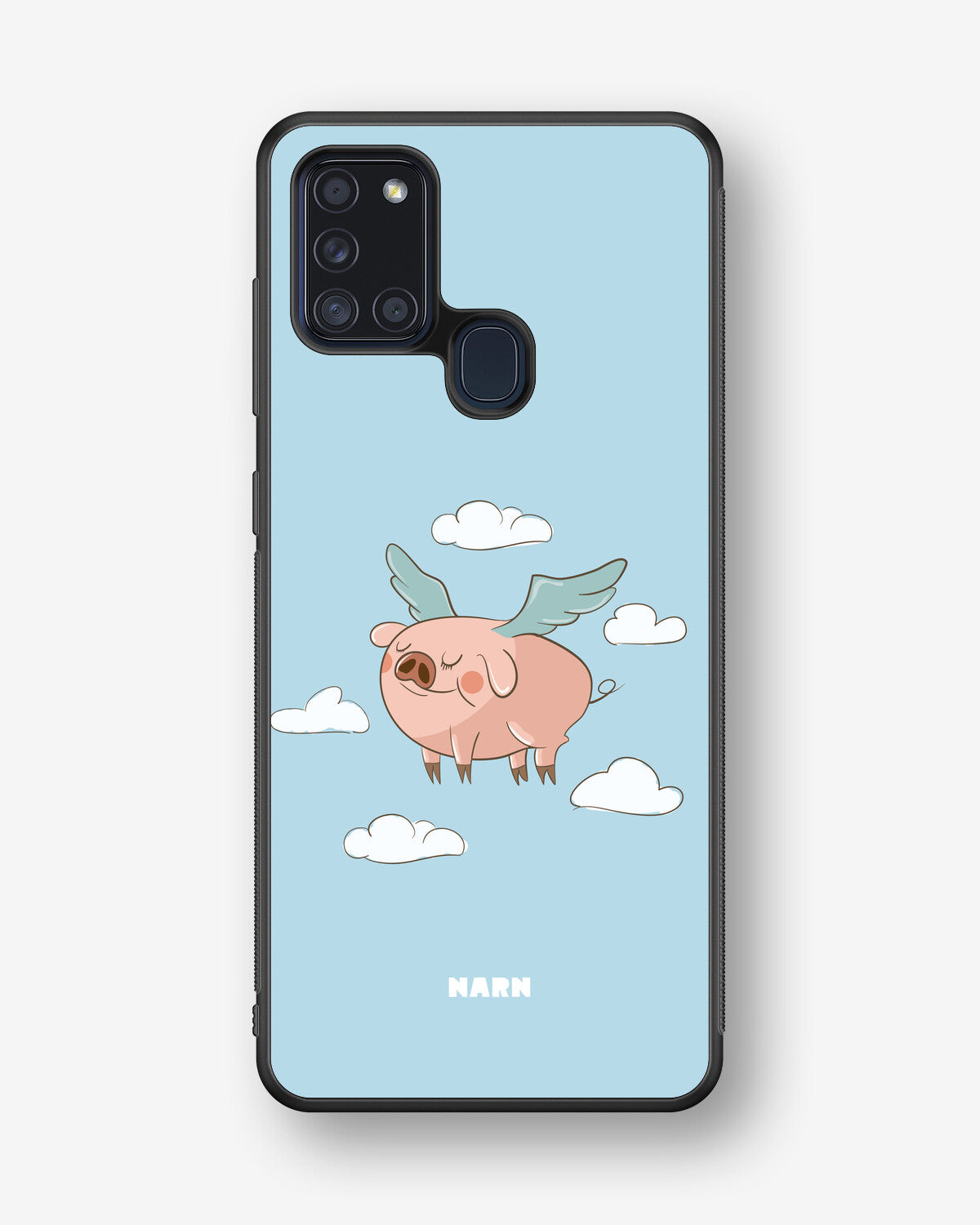 Samsung Galaxy A21s Hard Case – Dreamy Pig - View 1