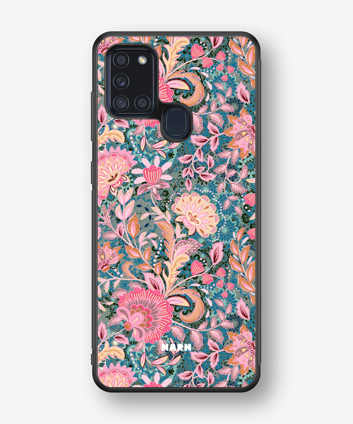 Samsung Galaxy A21s Hard Case – Fantasy Flowers - View 1