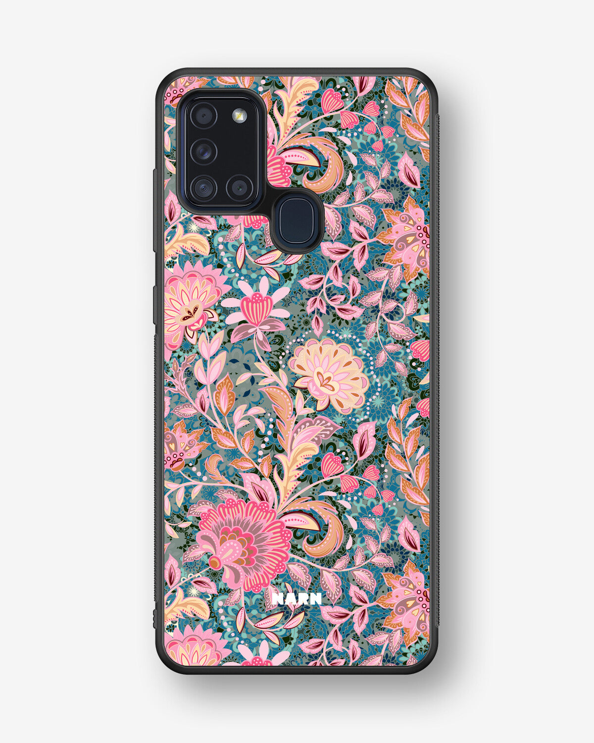 Samsung Galaxy A21s Hard Case – Fantasy Flowers - View 1