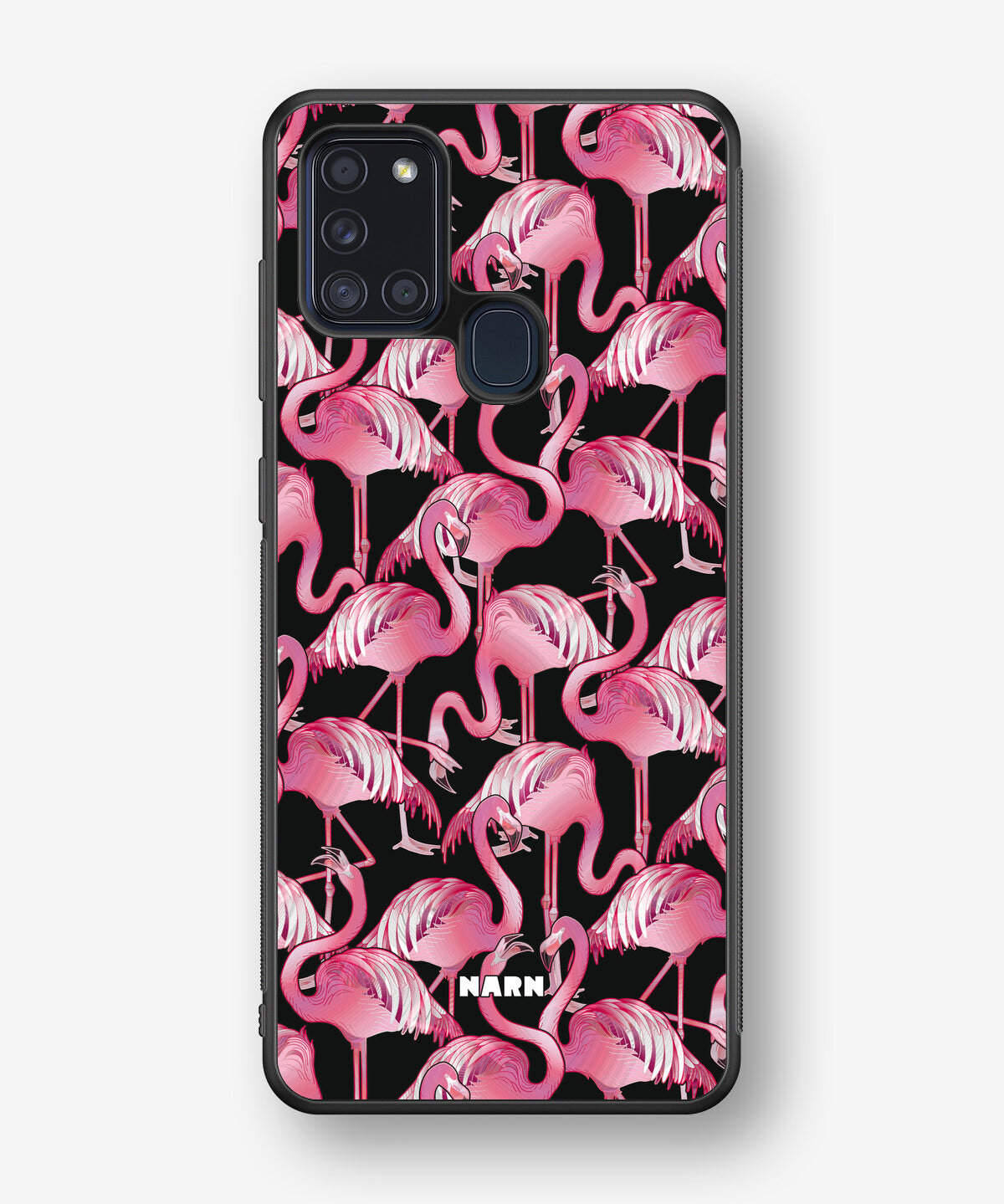 Samsung Galaxy A21s Hard Case – Flamingos - View 1