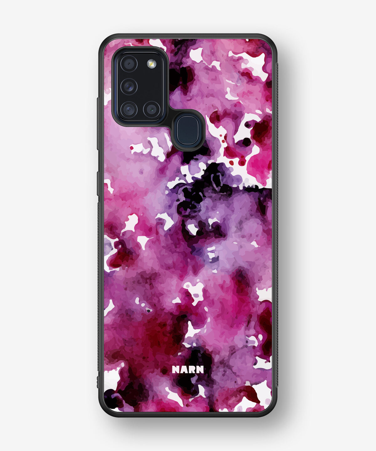 Samsung Galaxy A21s Hard Case – Floral Splash - View 1