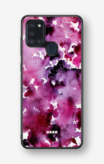 Samsung Galaxy A21s Hard Case – Floral Splash - View 1