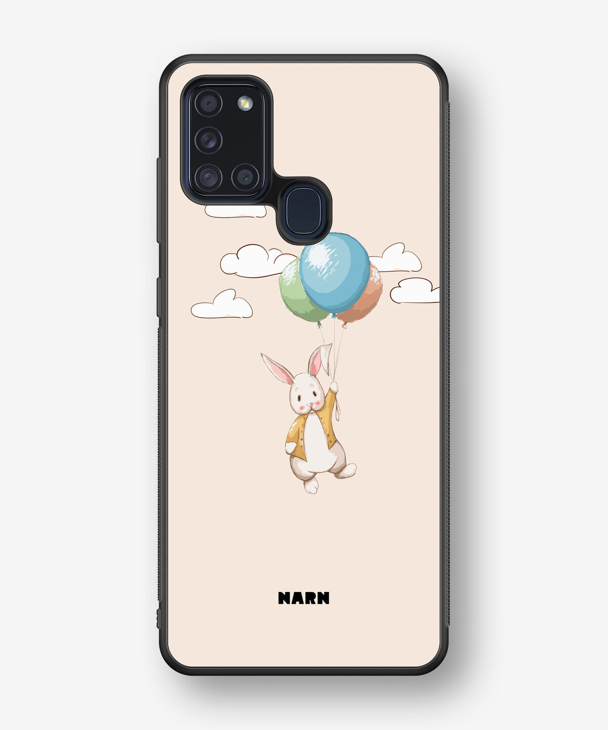 Samsung Galaxy A21s Hard Case – Flying Rabbit - View 1