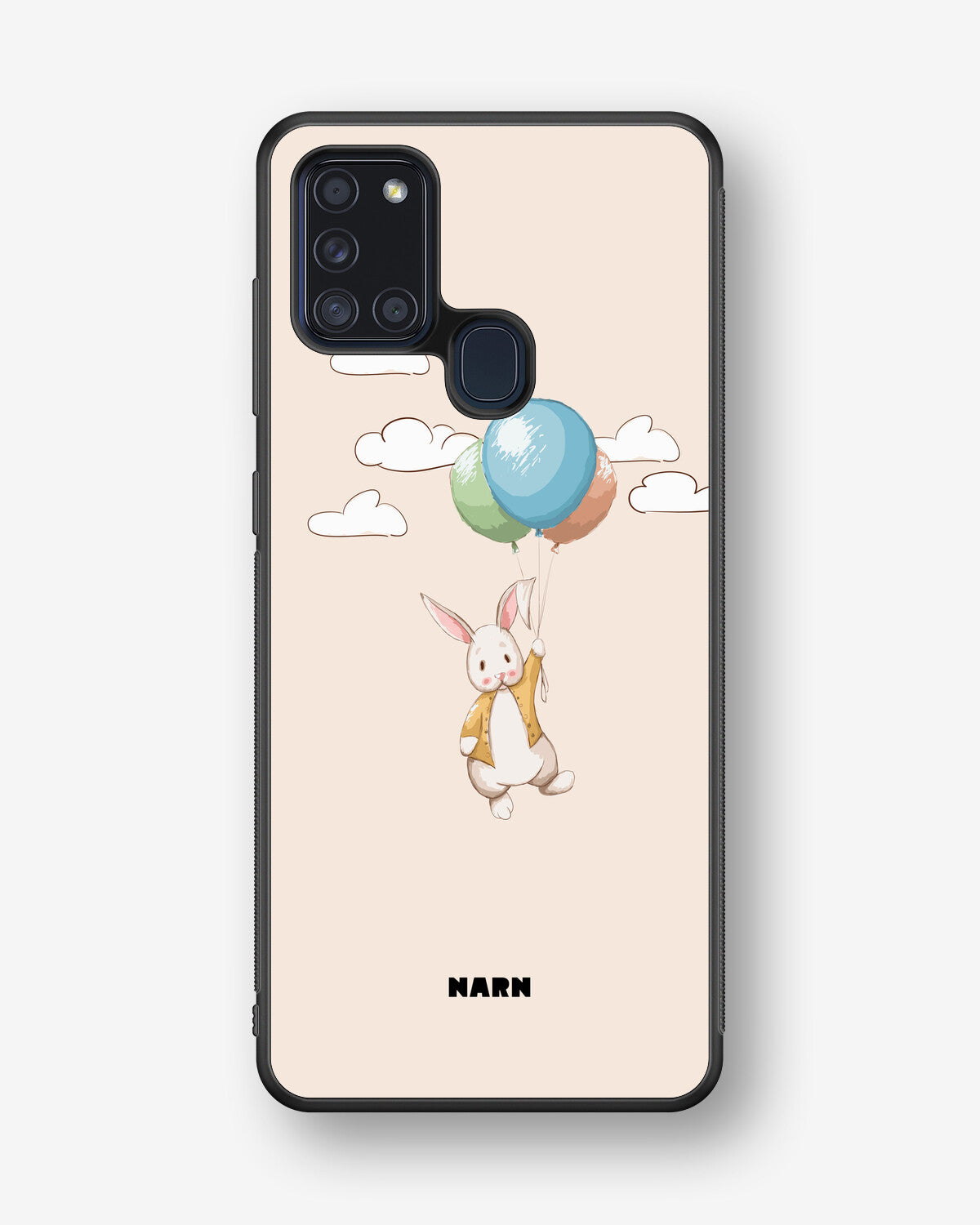 Samsung Galaxy A21s Hard Case – Flying Rabbit - View 1