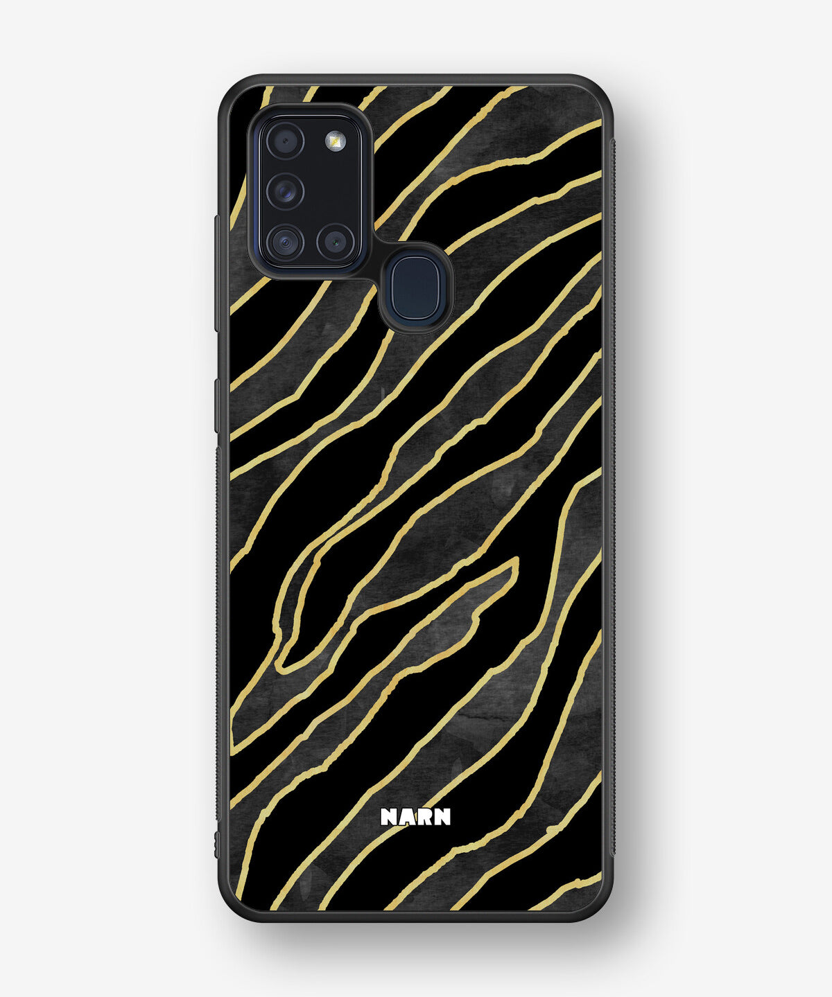 Samsung Galaxy A21s Hard Case – Golden Zebra - View 1