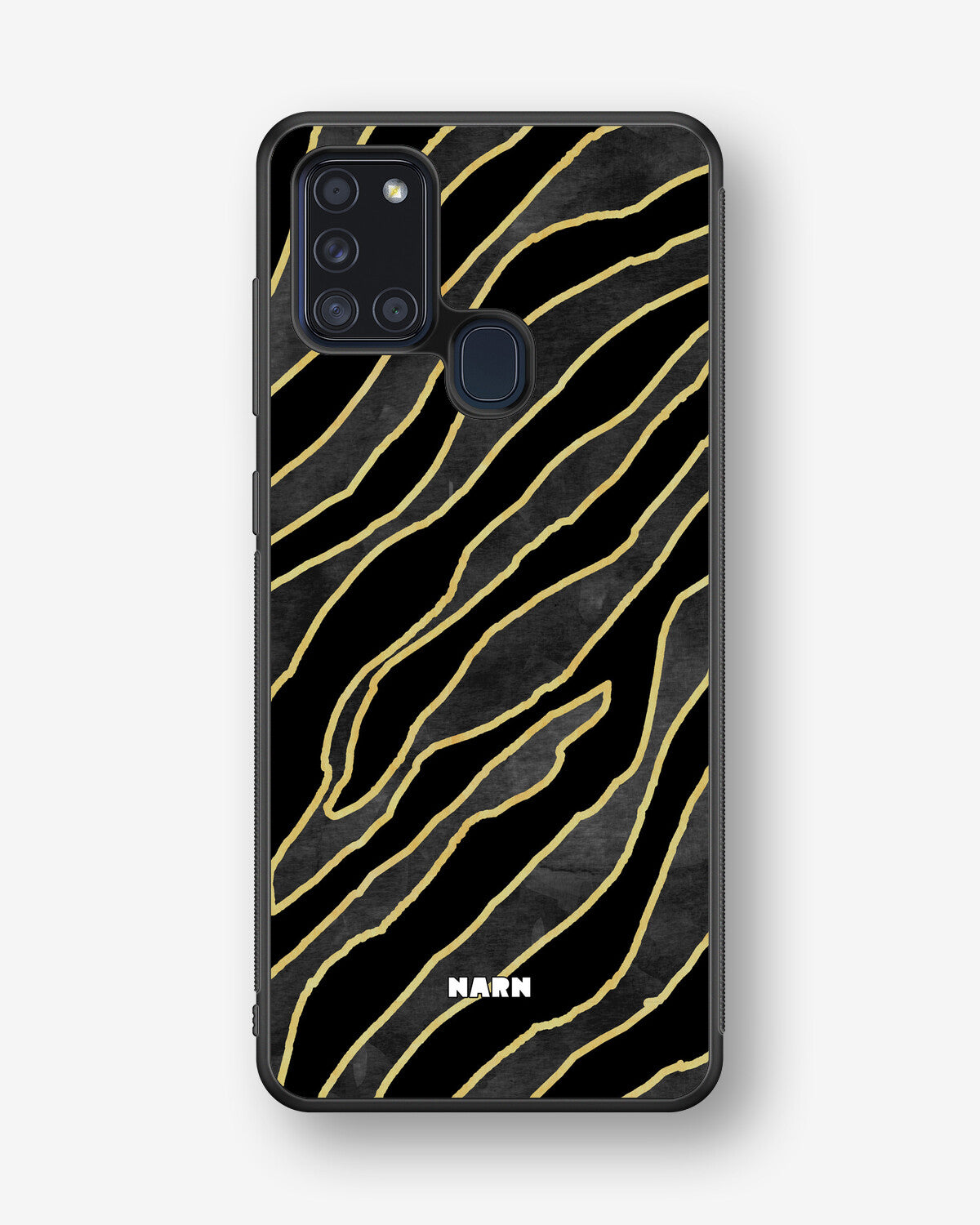 Samsung Galaxy A21s Hard Case – Golden Zebra - View 1