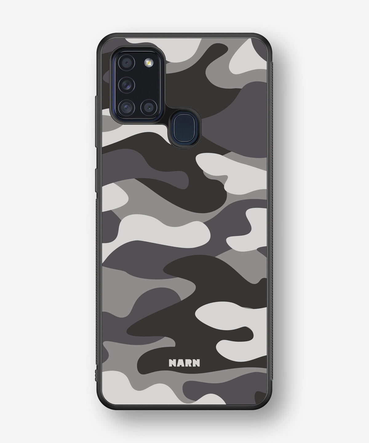 Samsung Galaxy A21s Hard Case – Grey Camo - View 1
