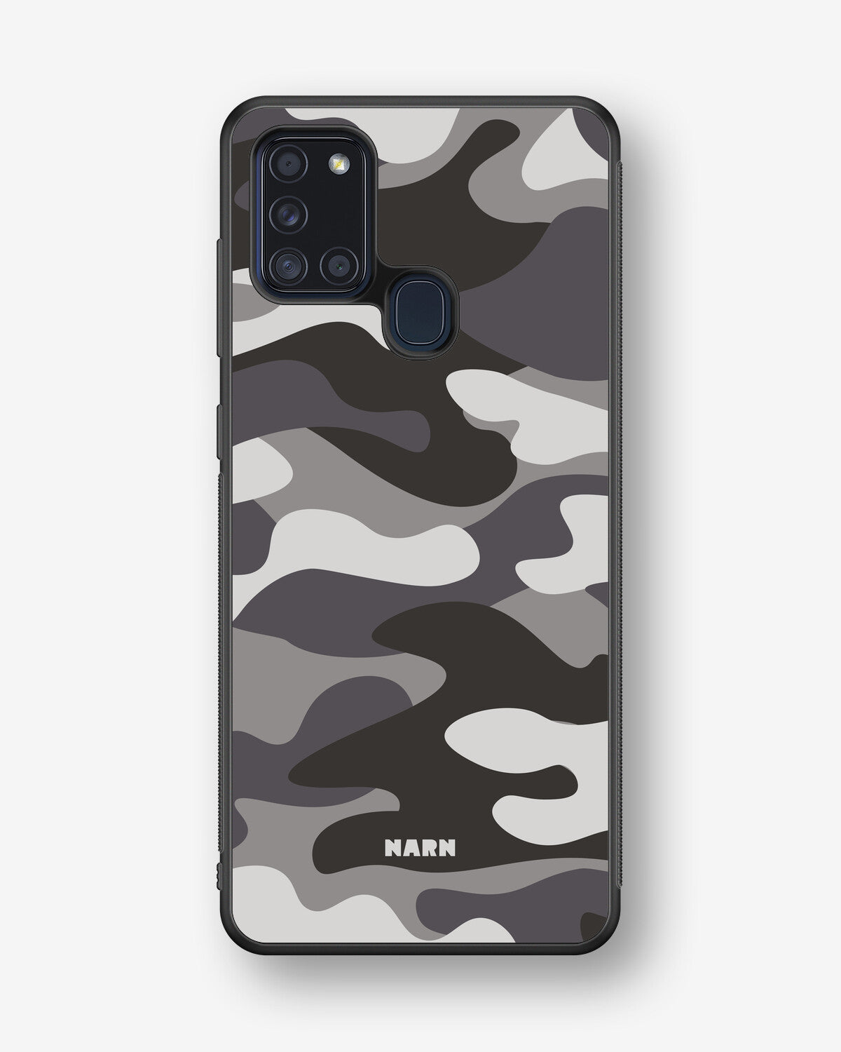 Samsung Galaxy A21s Hard Case – Grey Camo - View 1