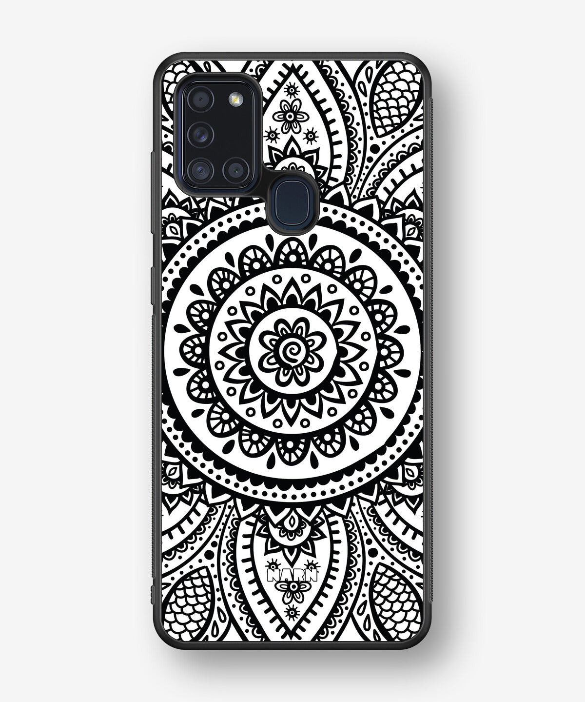 Samsung Galaxy A21s Hard Case – Henna Mandala - View 1