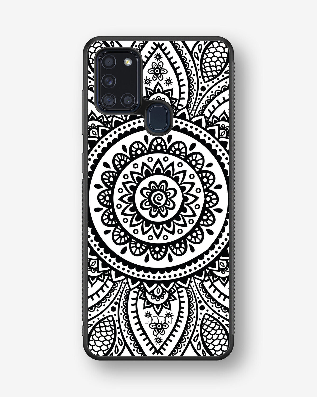 Samsung Galaxy A21s Hard Case – Henna Mandala - View 1