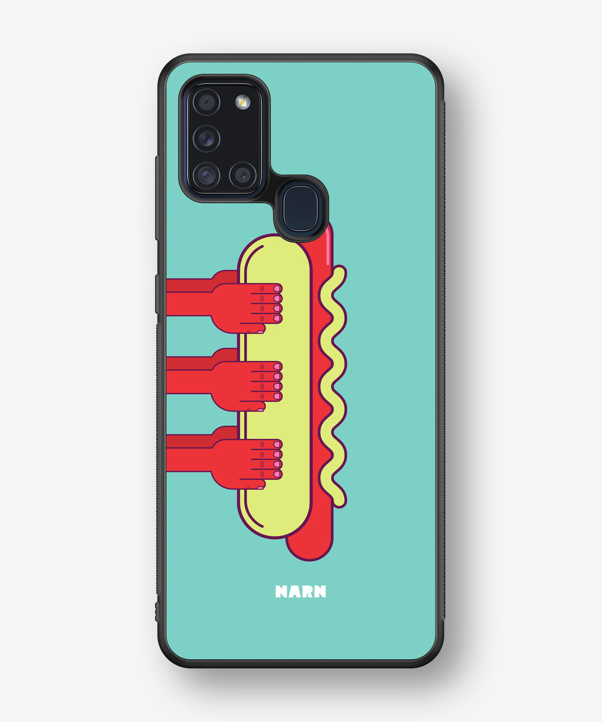 Samsung Galaxy A21s Hard Case – Hot Dog - View 1